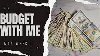 Budget With Me for May Week 1 | Weekly Cash Budget | Server Income | Michelle Marie Budgets