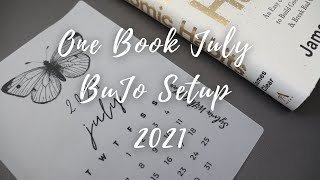 ONE BOOK JULY 2021 | NEW BULLET JOURNAL SETUP | ATOMIC HABITS