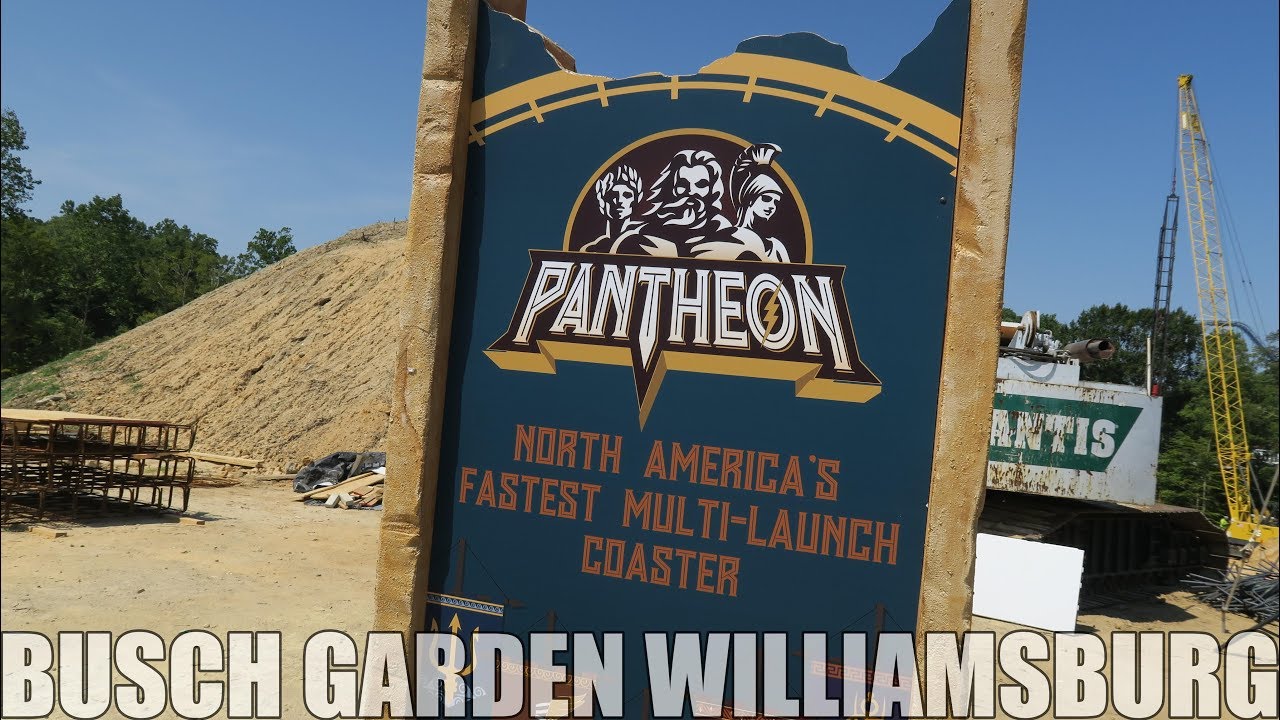 Pantheon Revealed Busch Gardens Williamsburg New 2020 Coaster