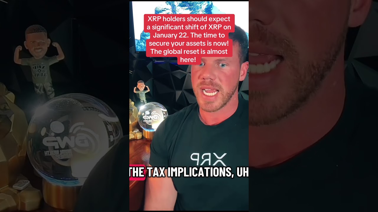 XRP to rise on the 22 of January. The global reset is here. 