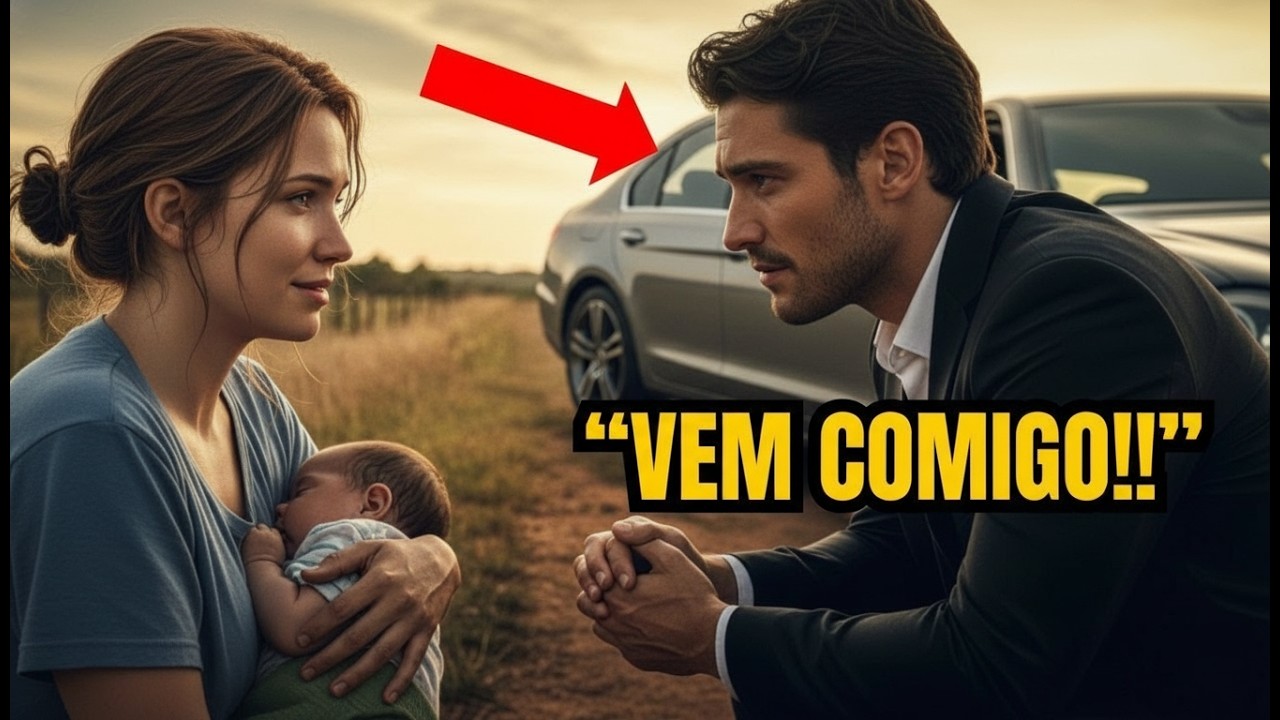 Viúva com um bebê no colo, sem ter para onde ir… até que um milionário parou o carro e disse