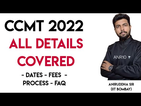 CCMT 2022 / CCMT Counseling 2022 / NIT M.Tech Admission 2022 @Aniruddha Sir : The Civil Guruji#nit