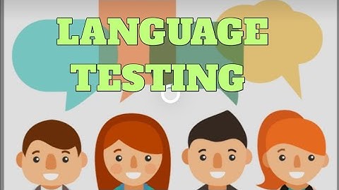 language Testing