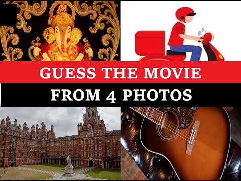Guess The Bollywood Movies from 4 Photos #1 | 4 Pics One Movie Quiz |