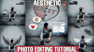 AESTHETIC LOST PHOTO EDITING PICSART🔥😱 || AESTHETIC EDITING TUTORIAL #01DREAMEDITZ🔥😱 screenshot 4