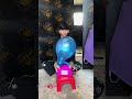 BIG ANIMAL PRINT POP P2P! full lever MEX #shorts #satisfying #asmr #balloon #popping