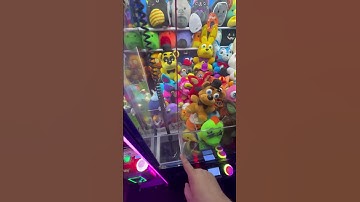Winning Every Plush From Claw Machine 😲 #shorts  #clawmachine #arcade #fnaf #fivenightsatfreddys