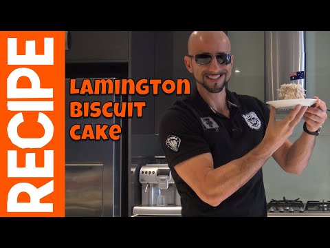 Lamington Biscuit Cake | Recipe