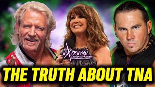 The TRUTH About the TNA and Jeff Jarrett Dark Side of the Ring | The Extreme Life of Matt Hardy
The Dark Side of the Ring documentary about TNA and Jeff Jarrett has had everyone in the wrestling world talking, but did it tell the true story of both sides?
Matt Hardy gives his perspective on this weeks Extreme Life!
Special thanks to this weeks sponsors!
BlueChew - When you buy two months of BlueChew Gold, you get the third FREE with promo code HARDY. You will also receive an additional 10% OFF + Free overnight shipping on your first order. Visit BlueChew.com for more details and important safety information
Stop throwing your money on rent! Get into a house with NO MONEY DOWN and roughly the same monthly payment at SaveWithConrad.com
If your business targets 25-54 year old men, theres no better place to advertise than right here with us on the Extreme Life of Matt Hardy. Youve heard us do ads for some of the same companies for years...why? Because it works! And with our super targeted audience, theres very little waste. Go to AdvertiseWithHardy.com now and find out more about advertising with the Extreme Life of Matt Hardy.
The Extreme Life of Matt Hardy podcast is a pro wrestling podcast that covers Matt Hardys journey through WWE, AEW, TNA, and other wrestling adventures.
Download the podcast:
Spotify: https://open.spotify.com/show/5QGKxeH8v8Ea6eawO90Q44
Apple: https://podcasts.apple.com/us/podcast/the-extreme-life-of-matt-hardy/id1602252129
Everywhere else: ExtremeHardy.com
#WWE #AEW #TNA #HardyBoyz The TRUTH About the TNA and Jeff Jarrett Dark Side of the Ring | The Extreme Life of Matt Hardy