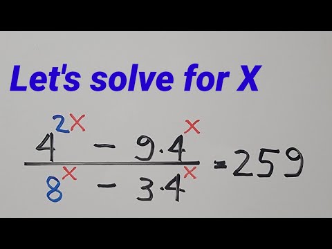 Solving Exponential Equation
