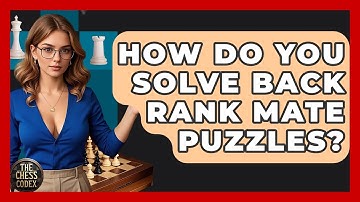 How Do You Solve Back Rank Mate Puzzles? - The Chess Codex