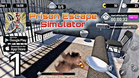 Prison escape Simulator: Gameplay Walkthrough Part 1 (IOS,Android)