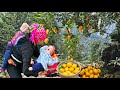 Mre clibataire  levant deux enfants pour cueillir les fruits de lekima  a sauv 5 canards