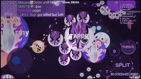 BLOB IO//AMAZING DESTROYED TEAMS,POPSPLITS,TRICKS,DOBLESPLIT GOD IN BLOB!(FFA,CRAZY,INSTANT MOD)