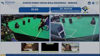 Tim Ersow - Kontes Robot Sepak Bola Indonesia 2020 Sesi 1