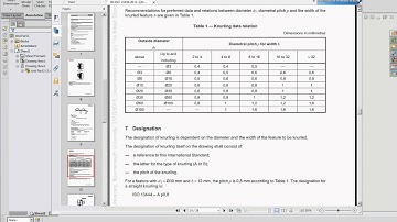 Knurling in Solidworks Drawings