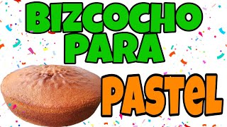 Bizcocho (Pan) para pastel de 3 leches, Receta fácil 5 ingredientes!!