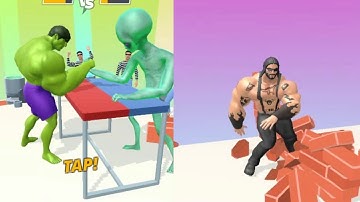 MUSCLE RUSH 🏋️‍♀️ Level 52 & 53 Gameplay Walkthrough | Android | iOS