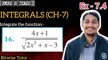 Integrate 4 X + 1 by root 2 X square + X minus 3