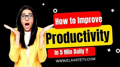 Top 5 Productivity hacks to BOOST your efficiency
