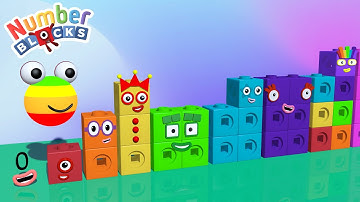 Numberblocks Colorful Multipication Mathlink ZERO to 100 Numberblobs Rainbow