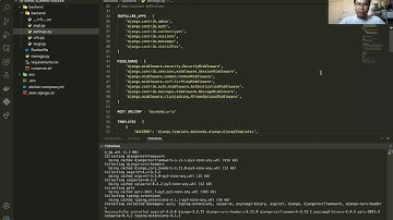 django and postgres in docker with docker-compose