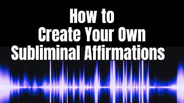 How to Make your own Silent Subliminal - Mindzoom Subliminal Maker Tutorial