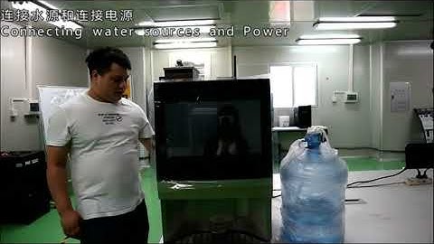 MACES4C-00 table top coffee machine ---How to connect to the water source