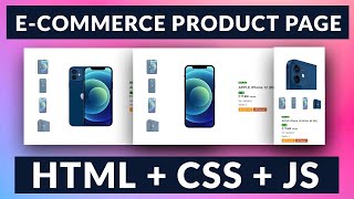 Dynamic Ecommerce Product Page Using HTML CSS JAVASCRIPT - Mobile Responsive - Hindi