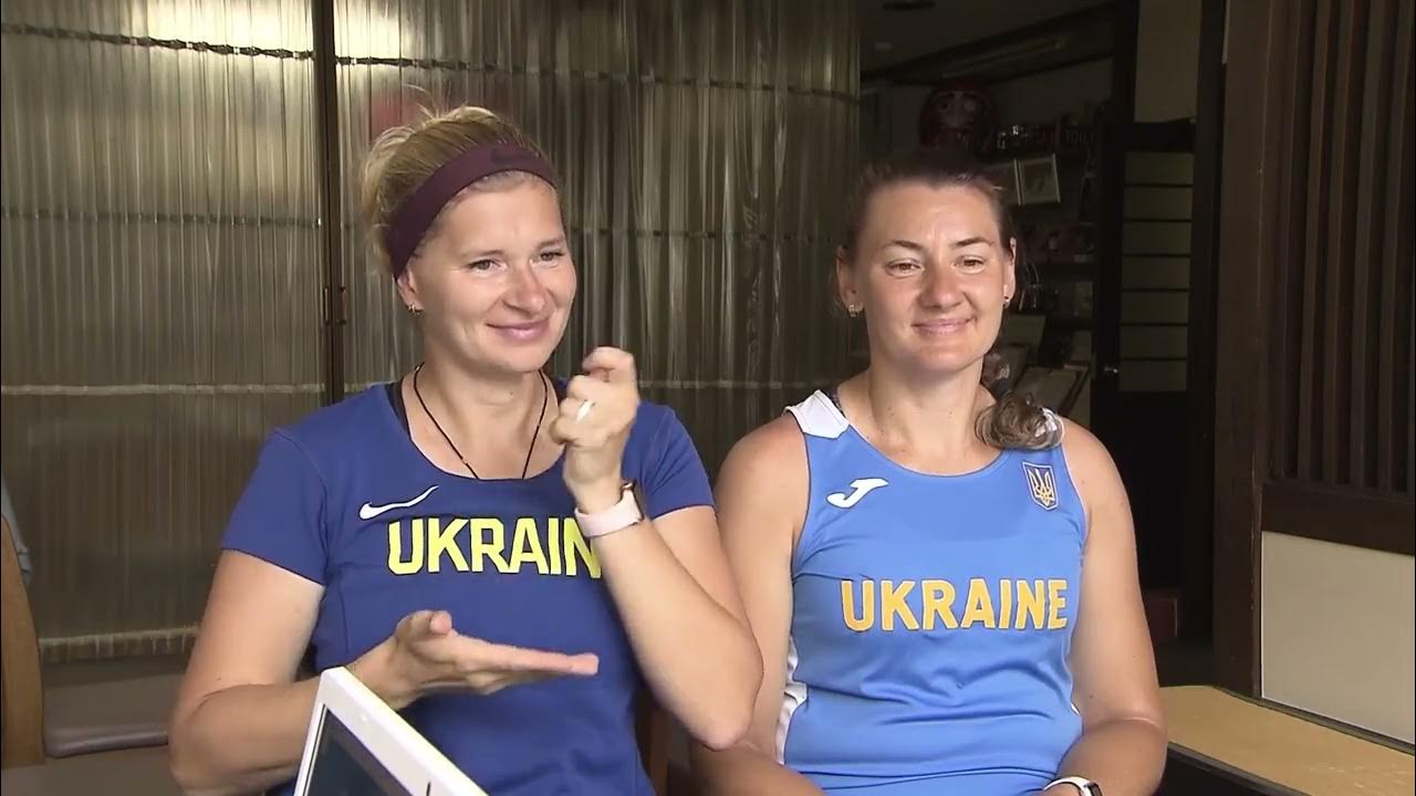 家族は防空壕生活…ウクライナのデフ陸上代表選手が信州で強化合宿　「国際大会で優勝して祖国を元気づけたい」