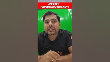 JEE Mains 2026 : Hard or Easy ?😱 #jee #jee2026 #jeemains #jeepreparation #shorts #harshsir #iit
