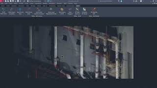 VEGA - Cylindrical section and locating a pipe center with minimum Point cloud points