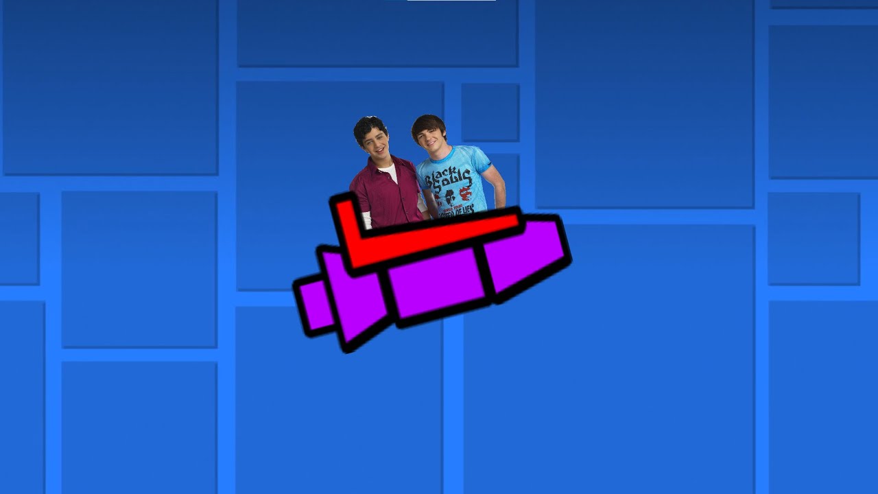 Drake & Josh play Geometry Dash
