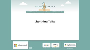 Lightning Talks - Friday - PyCon 2018