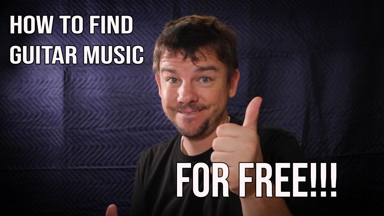 3 ways to find free guitar music YouTube