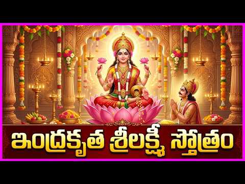 indra Kruta Lakshmi Stotram - Lakshmi Devi Devotional Songs | Bhakti Songs | V Krishna Teja