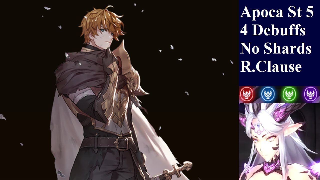 King's Raid: Apocalypsion Stage 5 (Full Debuffs/No Shard) - Rebel Clause ft Lucias Heal