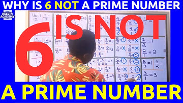 Why 6 is not a Prime Numbers ? #maths #mathshorts #education #educational #educationalvideo