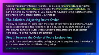 How to Fix the Values Passed to an Angular Routing Parameter