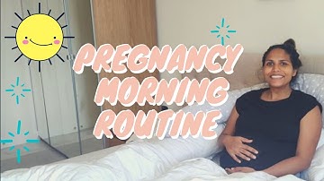 REALISTIC PREGNANCY MORNING ROUTINE | PREPARING FOR LABOUR at 9 MONTHS