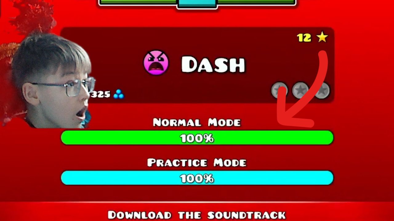 DASH 1-100% COMPLETE! | Geometry Dash level ! - YouTube