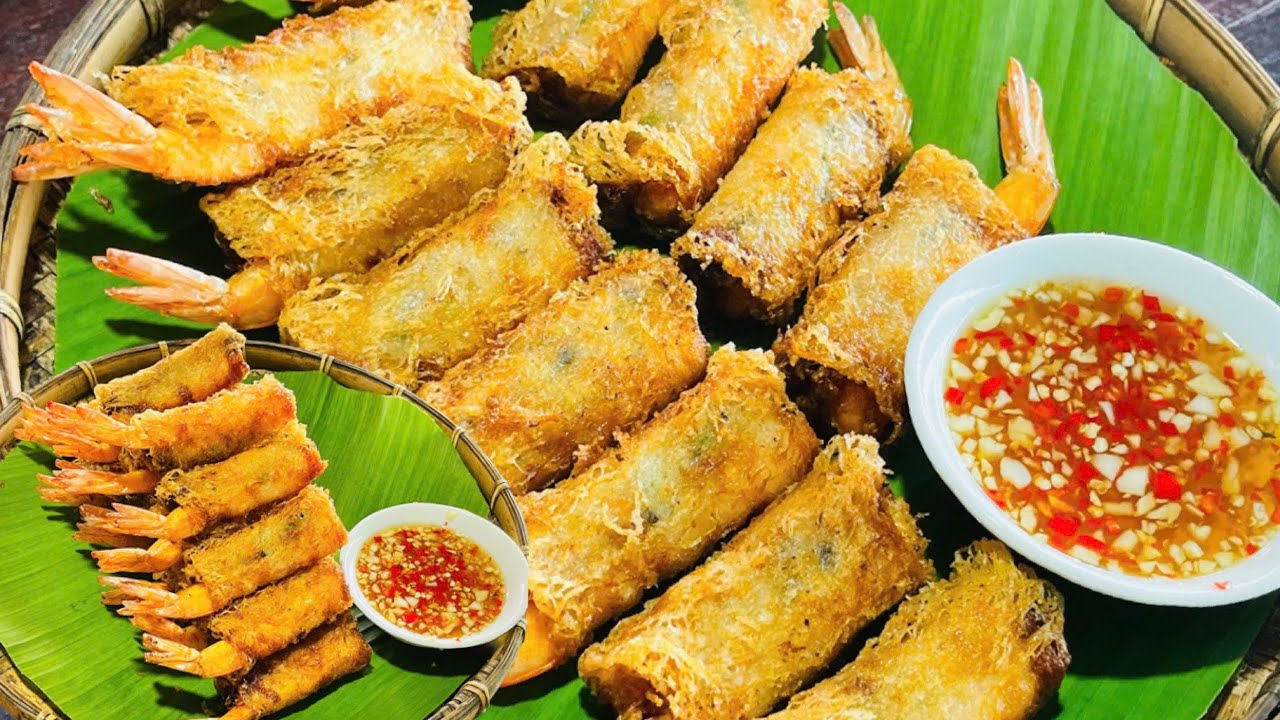 Cách làm chả giò rế giòn lâu chiên không bị thấm dầu - YouTube