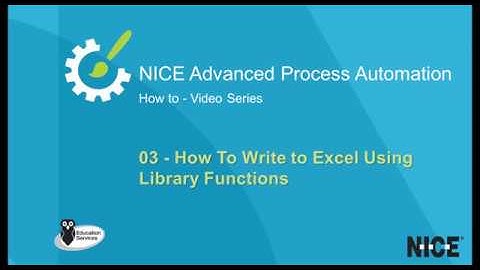 How to Write to Excel Using Library Functions
