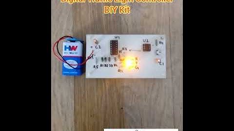 Digital Traffic Light Controller DIY | Electronic Project | shorts