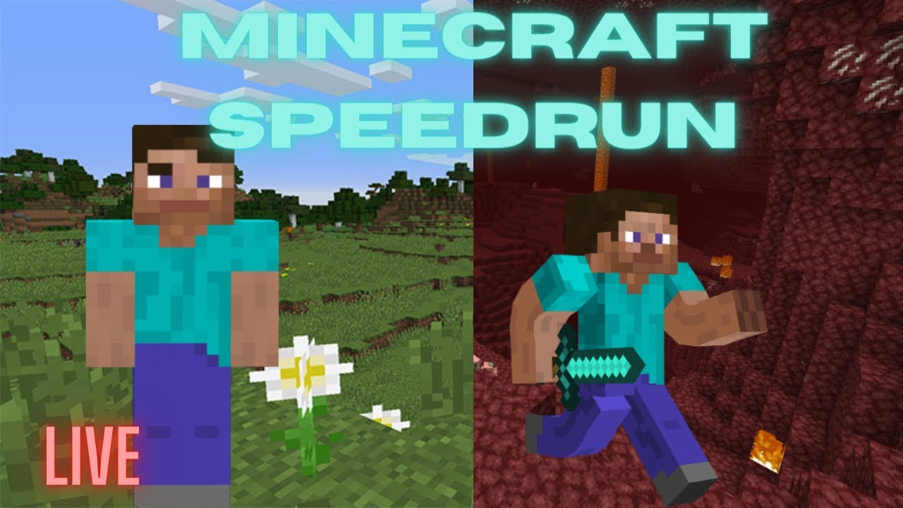 Attempting To Do a Minecraft Speedrun - YouTube