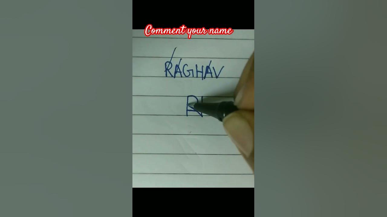 Raghav name logo trending logo viralshort YouTube