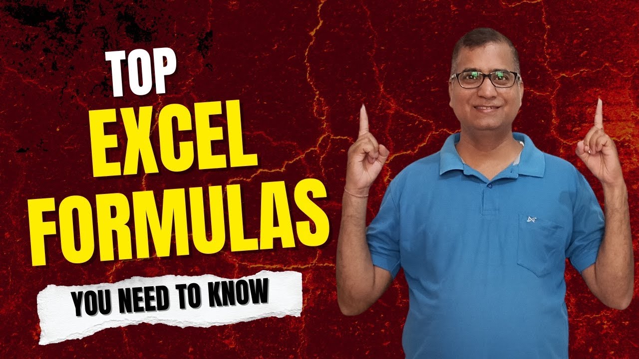 Basic Excel Formulas and Functions || Top Excel Basic Formulas and ...