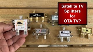 Can Satellite TV Splitters be used for Over the Air Television?