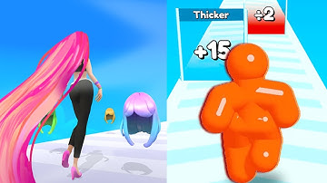 Hair Challenge Vs Tall Man Run All Levels Mobile Walkthrough Gameplay Trailers Update Pikaok27