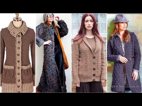 Beautiful and Gorgeous crochet knitting cardigan long coat jacket ...